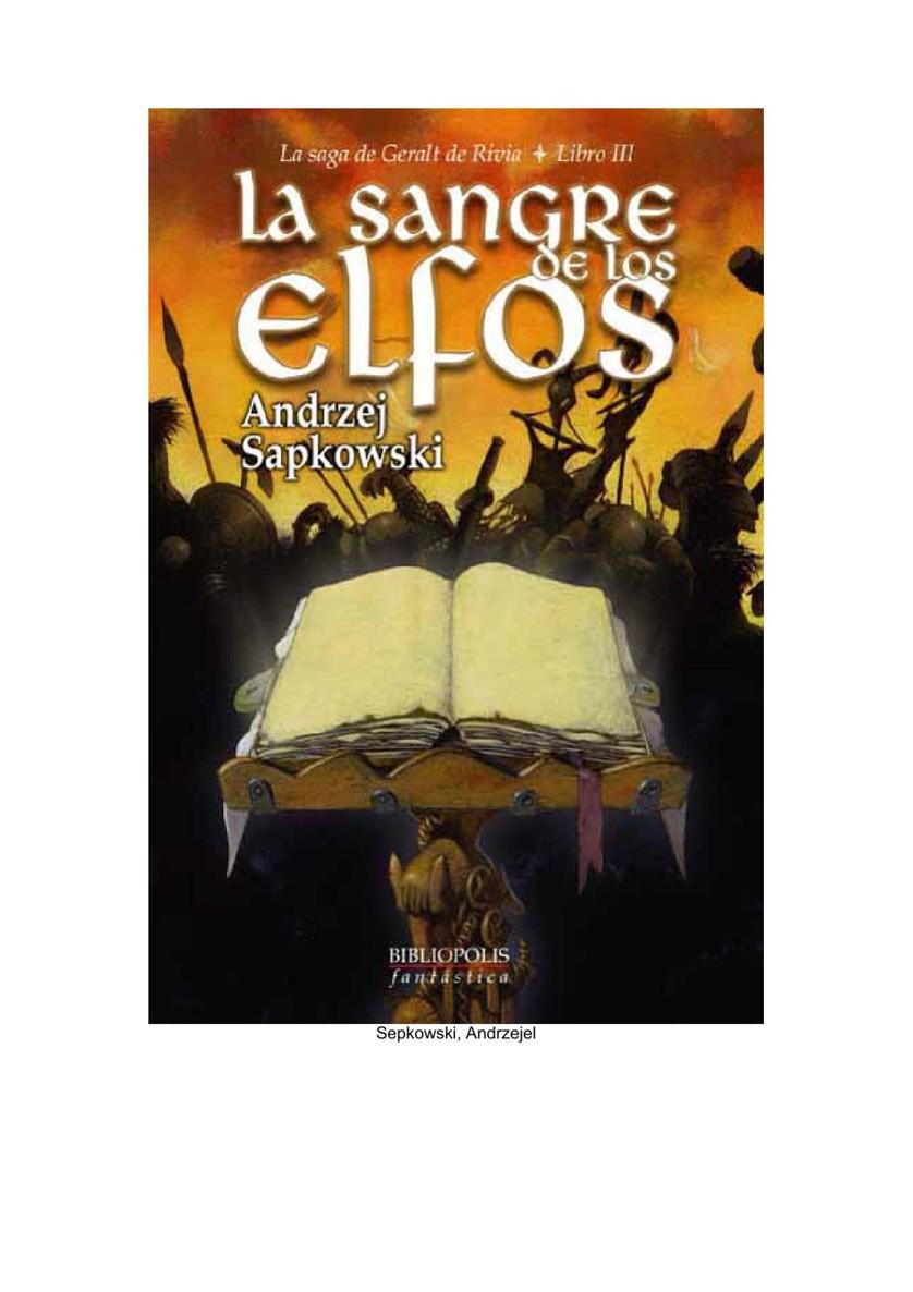 Portada de Andrzej Sapkowski